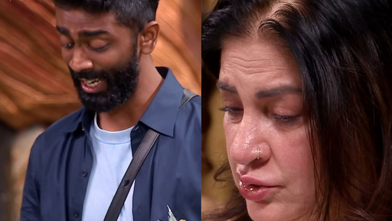 Bigg Boss 19 Update: An emotional moment unfolded in the Bigg Boss 19 house as Pranit More and Kunickaa Sadanand AA1OzNkk